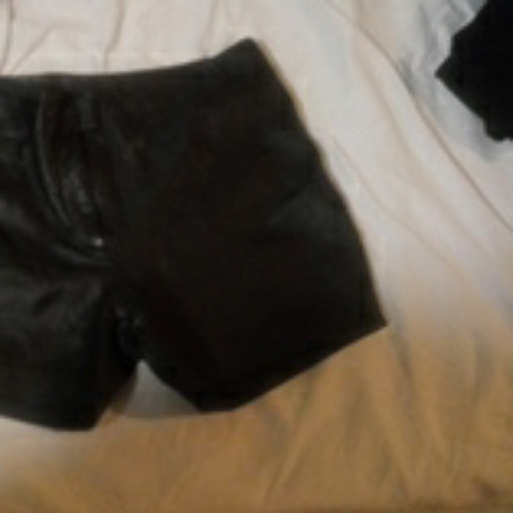 Leather Shorts
